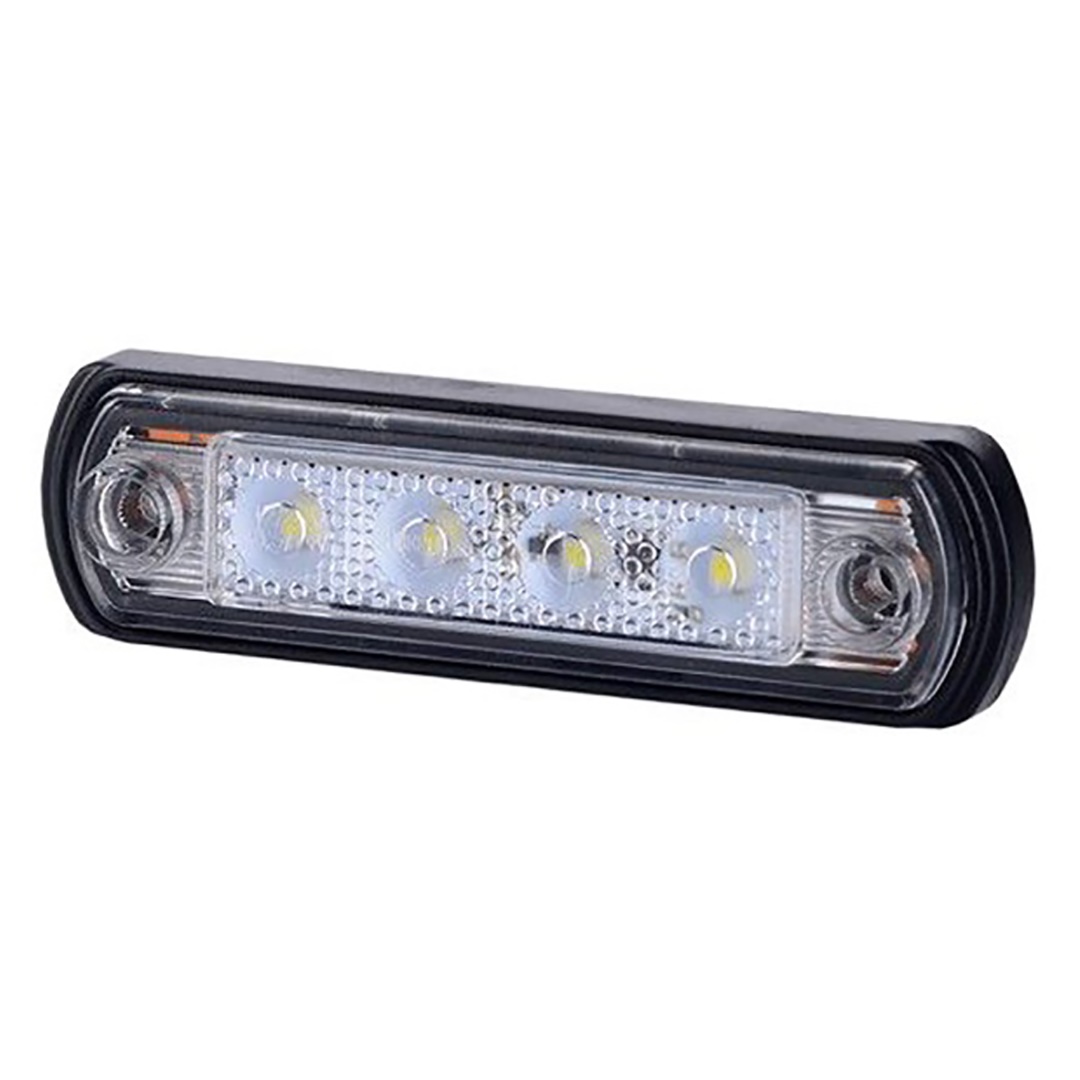 ΦΩΣ Όγκου Ld675 12/24v 4led Horpol Λευκό (10,5 X 3 Cm) -1τχμ M-tech 1 WMLHOR675M 1