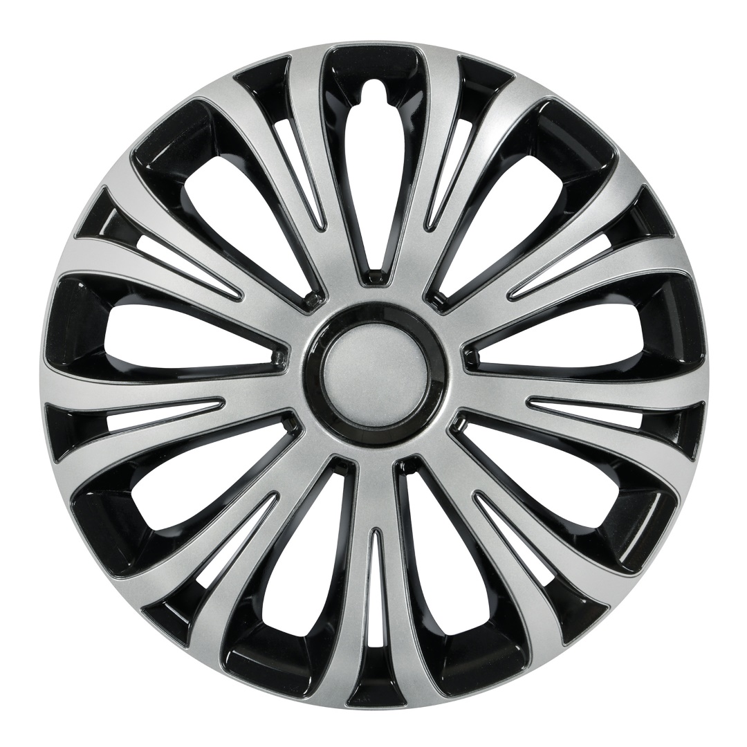 Lampa Τάσια 13" Avera Ασημί/Μαύρο Σετ 4τμχ 1 XEL31615 01