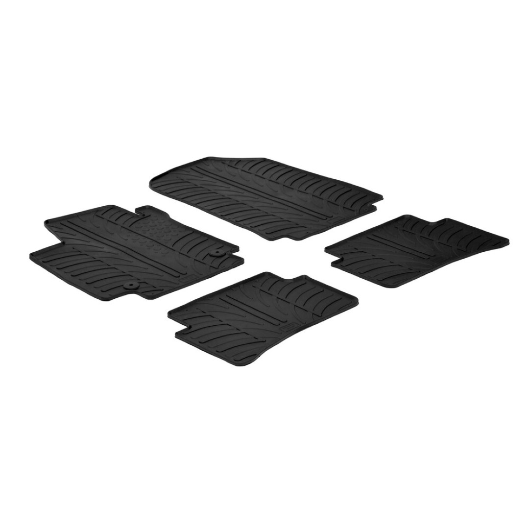 Renault Captur 05/2013-11/2019 / Clio Iv 5d 10/2012-07/2019 / Clio Iv Generation 08/2019-03/2020 / Clio Iv Sporter 04/2013-03/2020 Λαστιχένια Πατάκια Σετ 4τμχ Lampa (tp) 1 XEL 24441