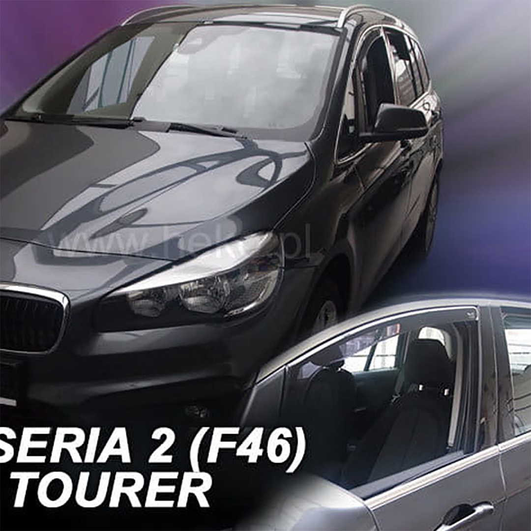 Bmw Σειρά 2 F46 Gran Tourer 5d 2015+ Φιμέ Ανεμοθραύστες Heko Σετ 2τμχ 1 Y