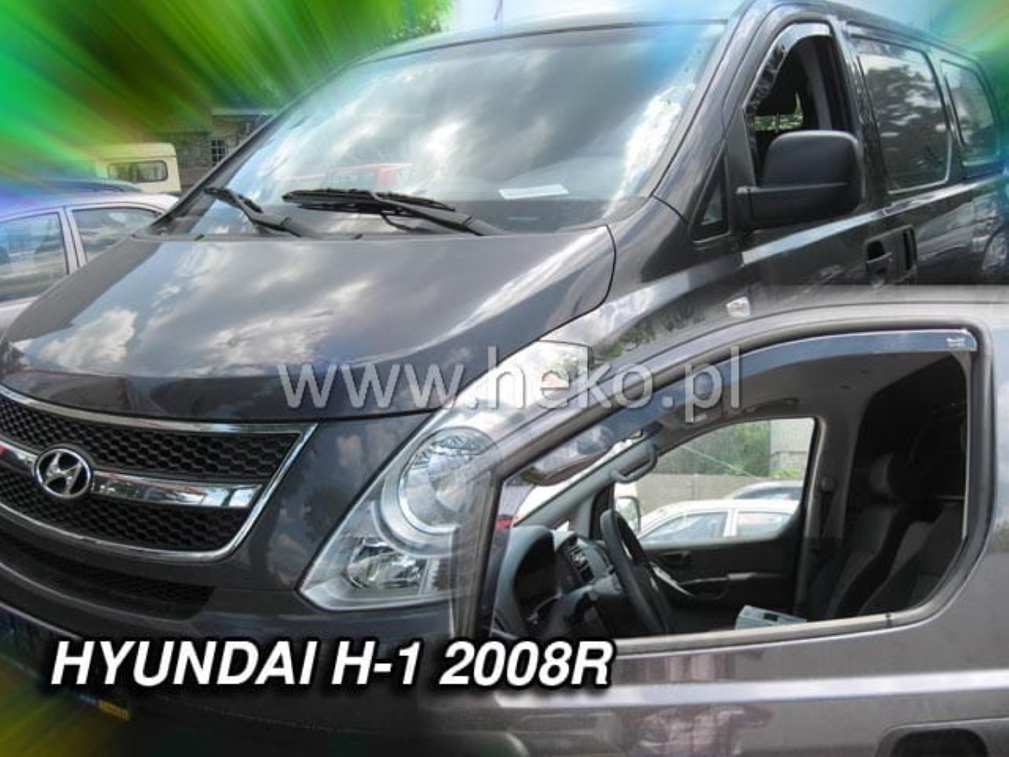Hyundai H1 Starex 4wd 4d 2008+ Φιμέ Ανεμοθραύστες Heko Σετ 2τμχ 1 anem17257