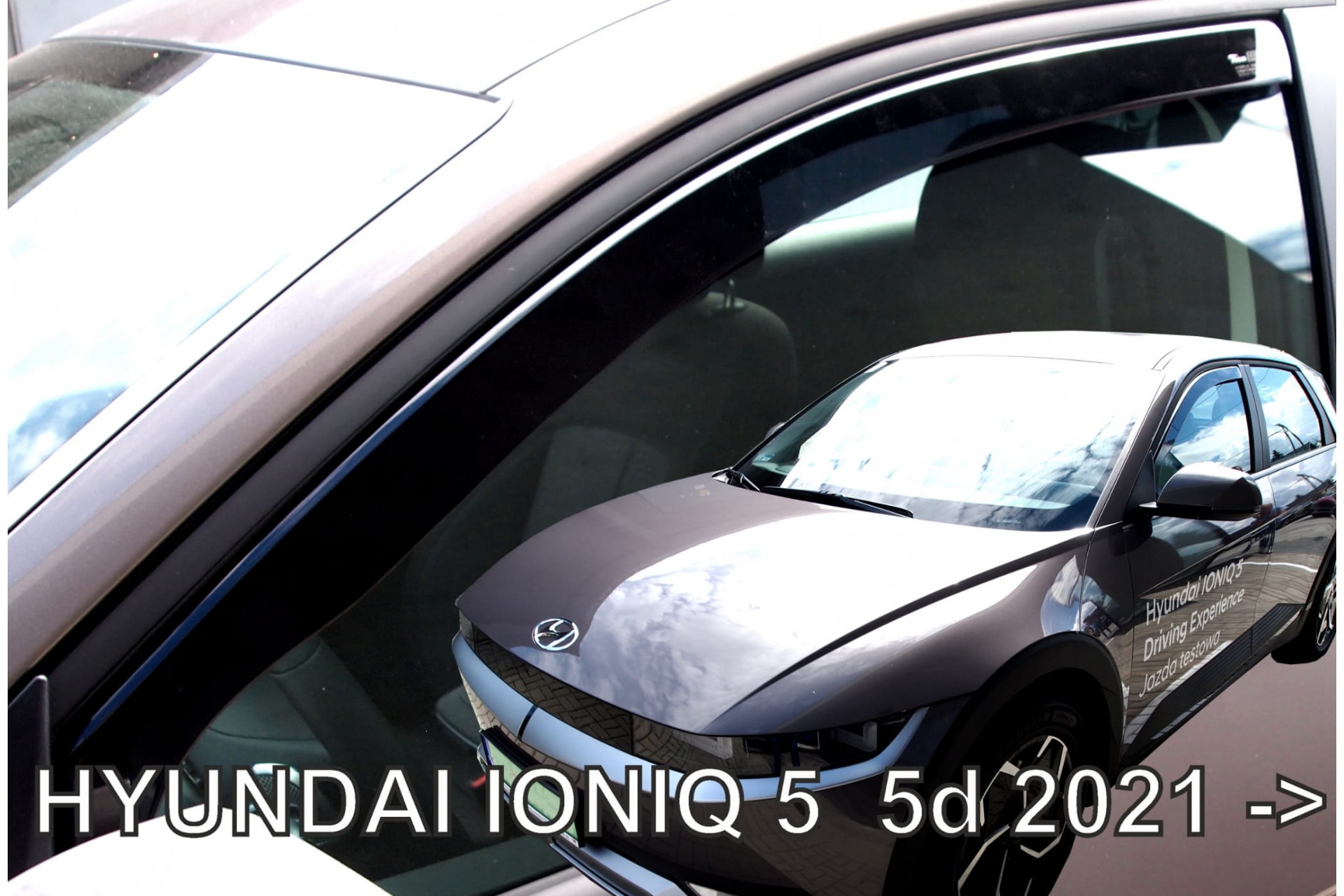 Hyundai Ioniq 5d 2021+ Φιμέ Ανεμοθραύστες Heko Σετ 2τμχ 1 anem17312