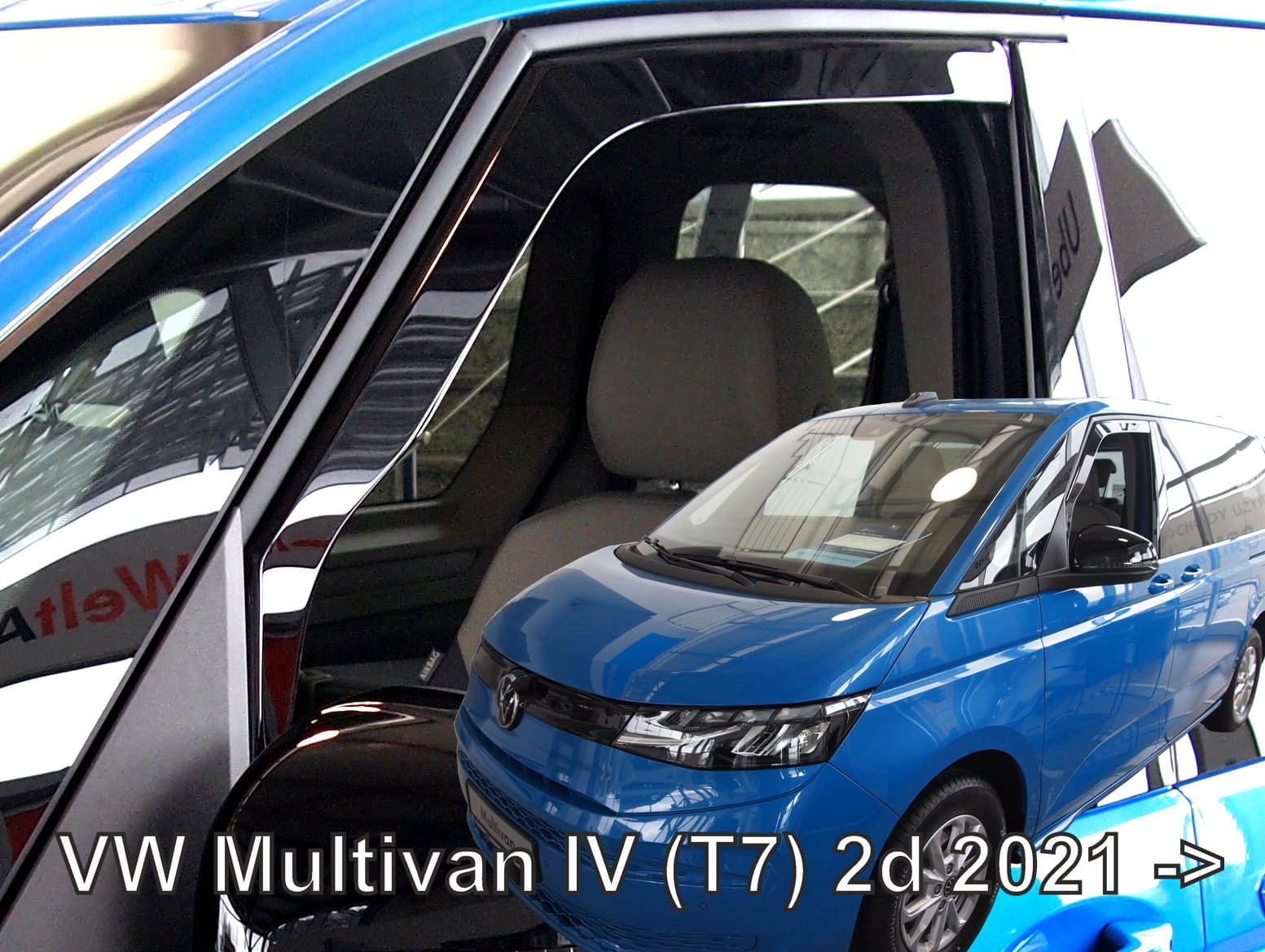 Vw Multivan T7 2d 2021+ Φιμέ Ανεμοθραύστες Heko Σετ 2τμχ 1 anem31028