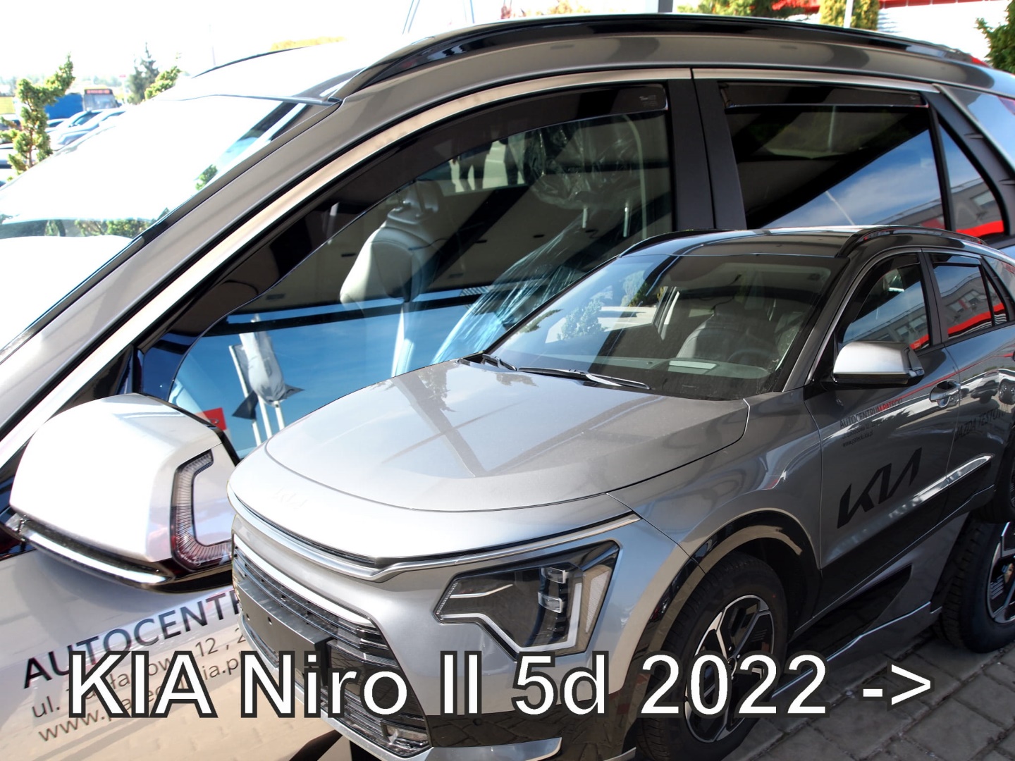 Kia Niro 5d 2022+ Φιμέ Ανεμοθραύστες Heko Σετ 4τμχ για Μπρος-Πίσω Παράθυρα 1 anemset20198