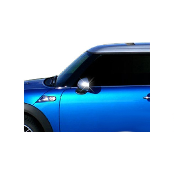 Omtec Mini Clubman Hb 3d R55 2007-2014 / Cooper R56 / R57 / R58 / R59 / Countryman Καπάκια Καθρεπτών Χρώμιο 2τμχ Μεταλλικά 1 mirror cover 2 pcs s steel4810111