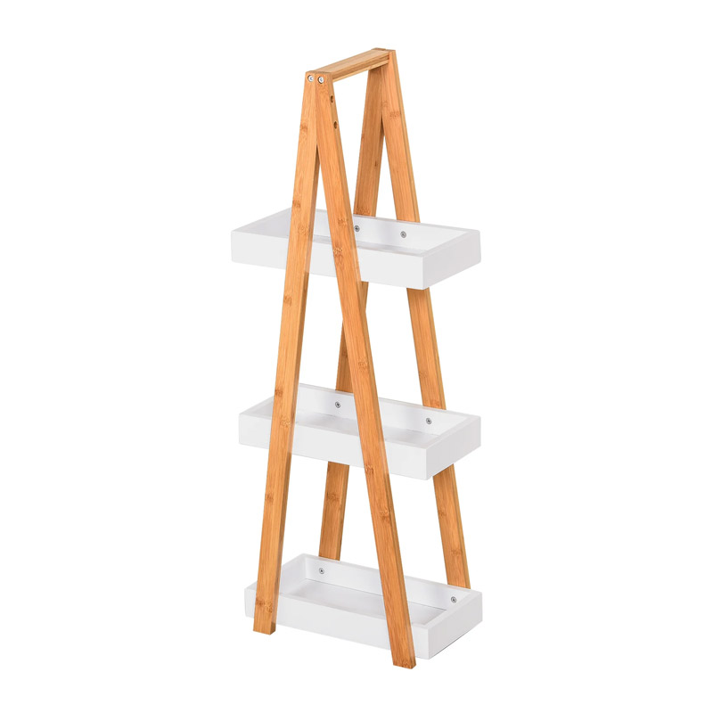 Ραφιέρα Μπάνιου από Μπαμπού με 3 Ράφια 30 X 18 X 81 Cm Χρώματος Λευκό Kleankin 834-100v01wt (shop) 1 Ραφιέρα Μπάνιου από Μπαμπού με 3 Ράφια 30 X 18 X 81 Cm Χρώματος Λευκό Kleankin 834-100v01wt (shop)