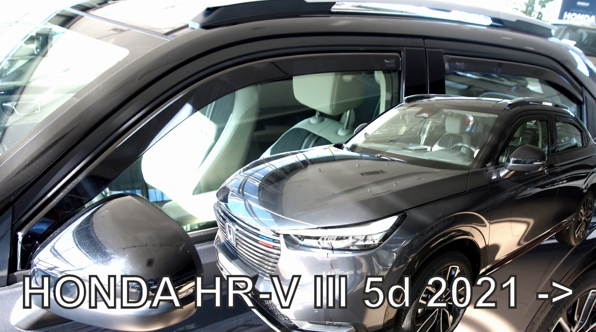 Honda Hrv 5d 2021+ Φιμέ Ανεμοθραύστες Heko Σετ 4τμχ για Μπρος-Πίσω Παράθυρα 1 set17186