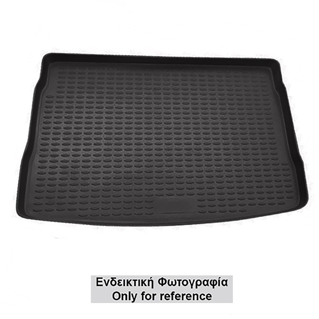 Skoda Fabia 5d 2021+ Λαστιχένιo Πατάκι Πορτ Μπαγκάζ Μαύρο Novline 1 skafi nv