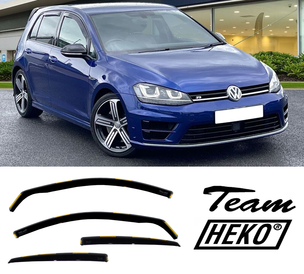 Ανεμοθραύστες VW Golf Vii 5D 2012-2020 της Heko Σετ 2τμχ Φιμέ για Μπροστινά Παράθυρα 31193 (tp) 1 vw golf mk7 ανεμθραύστες heko