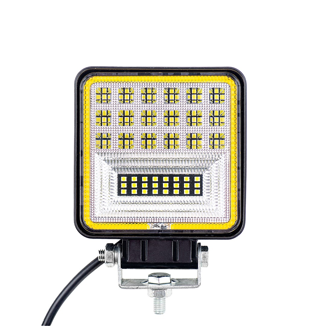 M-tech Προβολέας Εργασίας 12/24v 42x1w Smdx3030led 42w 6.000k 2.880lm 108x108x47mm 1 wle46