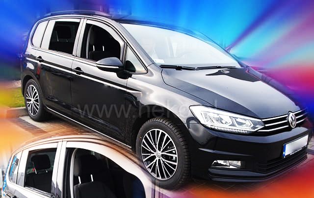 Vw Touran 5d 2015+ Φιμέ Ανεμοθραύστες Heko Σετ 4τμχ για Μπρος-Πίσω Παράθυρα (tp) 1 ΑΝΕΜ.SET31005