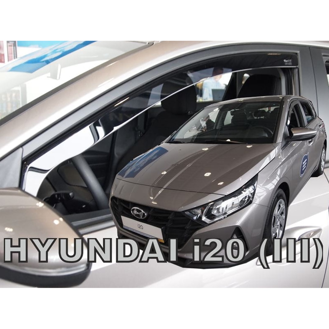 Ανεμοθραύστες για Hyundai I20 5d 2020+ Φιμέ της Heko Σετ 2τμχ (tp) 1 ΑΝΕΜ17303