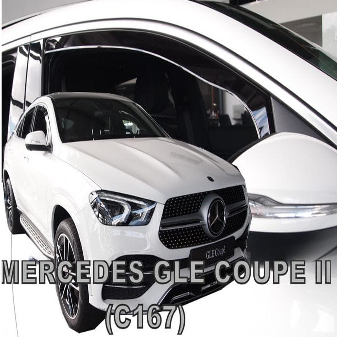 Mercedes Gle Coupe C167 5d 2019+ Φιμέ Ανεμοθραύστες Heko Σετ 2τμχ 1 ΑΝΕΜ23617