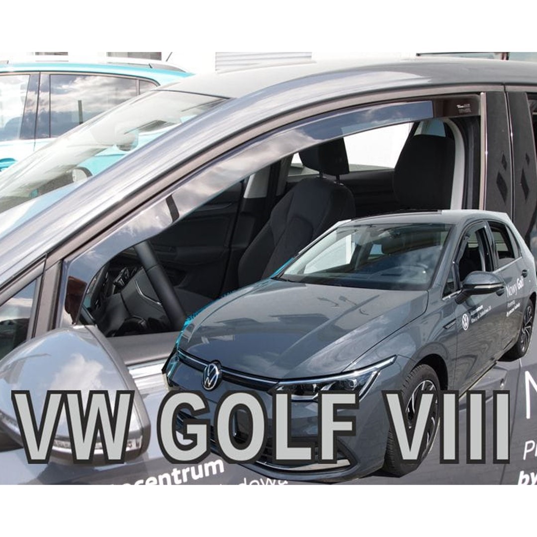 Ανεμοθραύστες για Vw Golf 8 5d 2020+ της Heko Σετ 2τμχ Φιμέ Πλαστικοί ΑΝΕΜ.31019 (tp) 1 ΑΝΕΜ31019