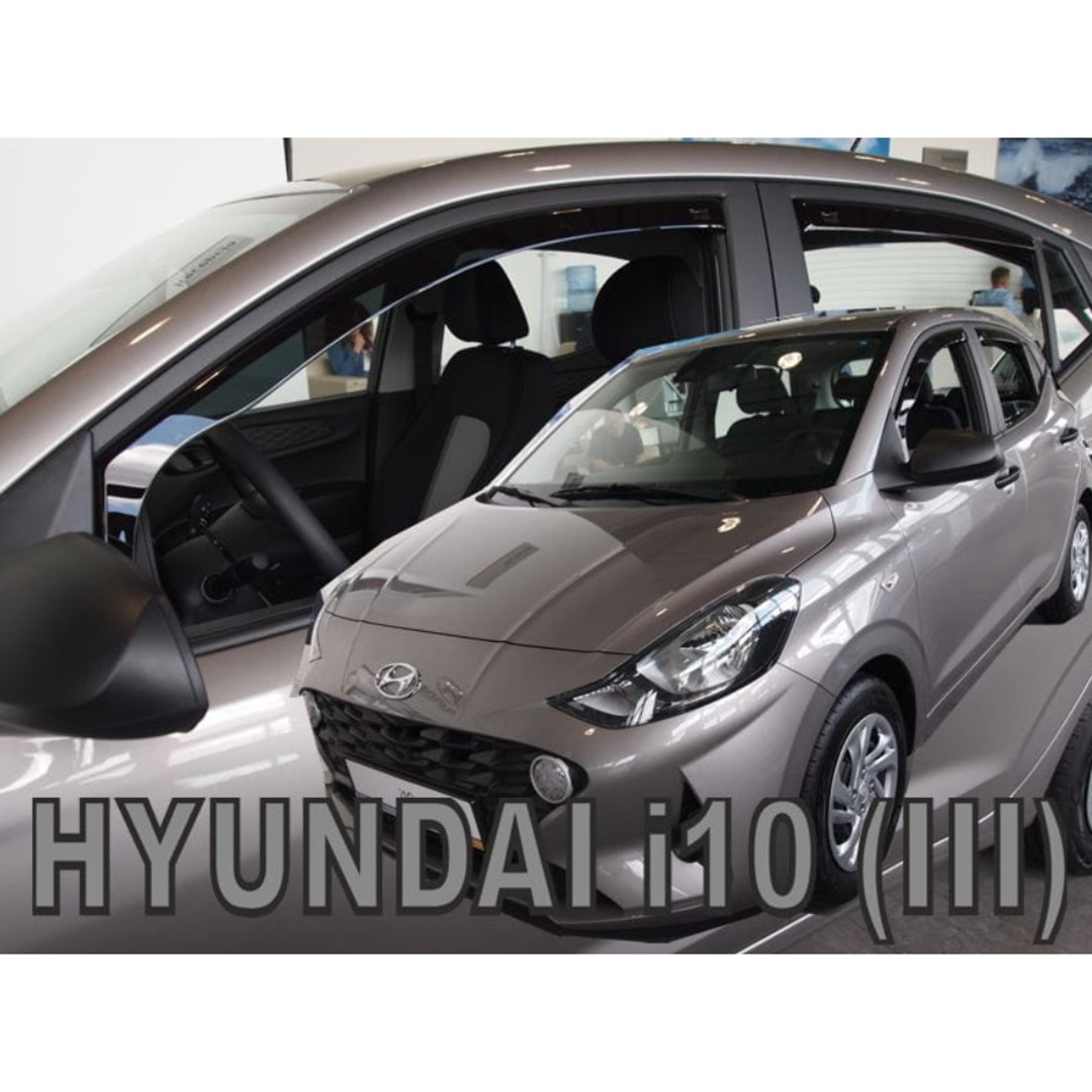 Hyundai I10 5d 2019+ Φιμέ Ανεμοθραύστες Heko Σετ 4τμχ για Μπρος-Πίσω Παράθυρα (tp) 1 ΑΝΕΜSET17302