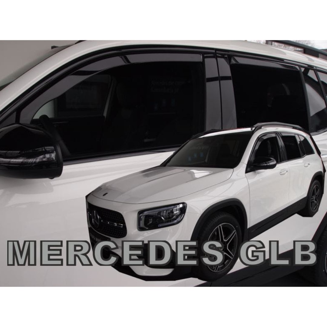 Mercedes Glb X247 5d 2019+ Φιμέ Ανεμοθραύστες Heko Σετ 4τμχ για Μπρος-Πίσω Παράθυρα 1 ΑΝΕΜSET23622