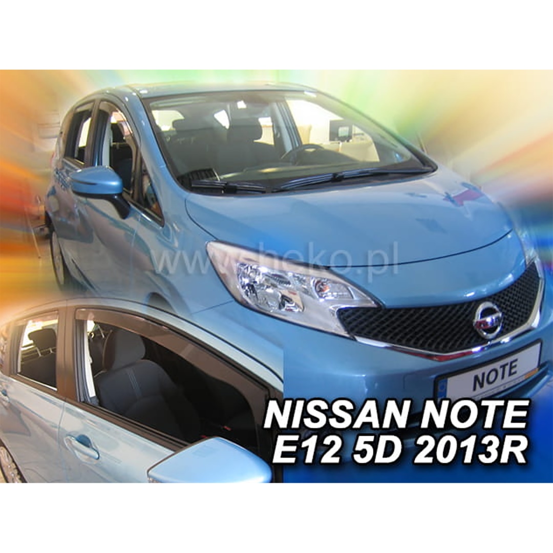 Nissan Note E12 5d 2013+ Φιμέ Ανεμοθραύστες Heko Σετ 4τμχ για Μπρος-Πίσω Παράθυρα 1 ΑΝΕΜSET24284
