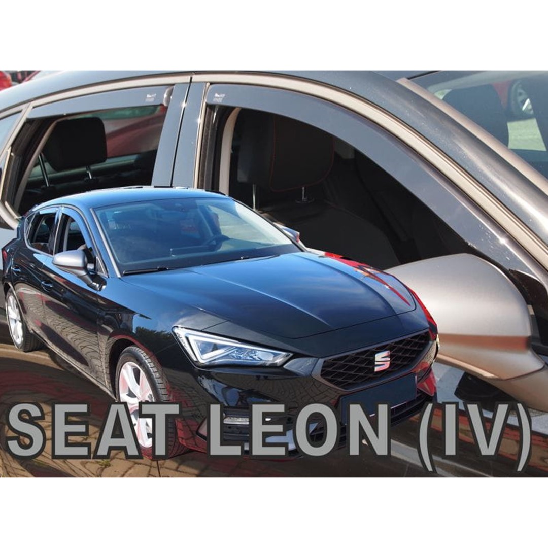 Seat Leon 5d 2020+ Φιμέ Ανεμοθραύστες Heko Σετ 4τμχ για Μπρος-Πίσω Παράθυρα 1 ΑΝΕΜSET28259