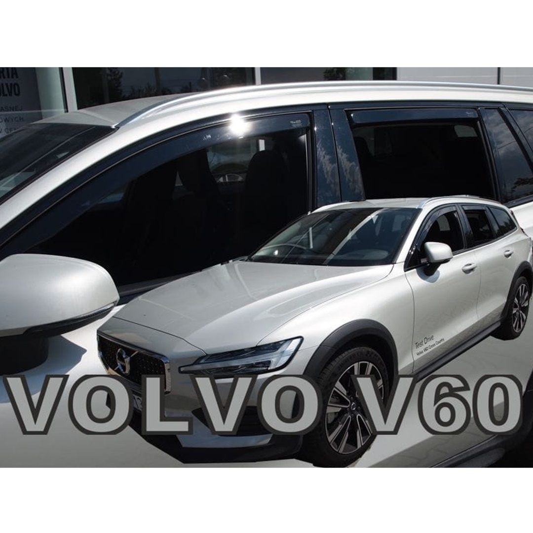 Volvo V60 5d 2018+ Φιμέ Ανεμοθραύστες Heko Σετ 4τμχ για Μπρος-Πίσω Παράθυρα 1 ΑΝΕΜSET31249