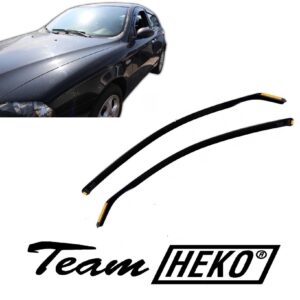 Ανεμοθραύστες Alfa Romeo 147 5D 2001-2010 Φιμέ Heko Σετ 2τμχ 10108