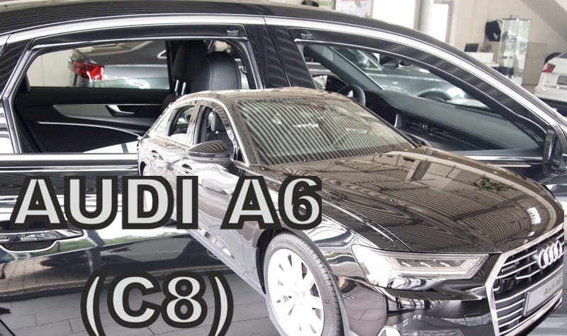 Ανεμοθραύστες Audi A6 C8 4D Sedan 2018-2025 Φιμέ Heko Σετ 4τμχ 10259 1 Ανεμοθραύστες Audi A6 C8 4D Sedan 2018-2025 Φιμέ Heko Σετ 4τμχ 10259