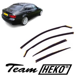 Ανεμοθραύστες BMW E90 Seria 3 4D 03/2005-2011 Φιμέ Heko Σετ 4τμχ 11127