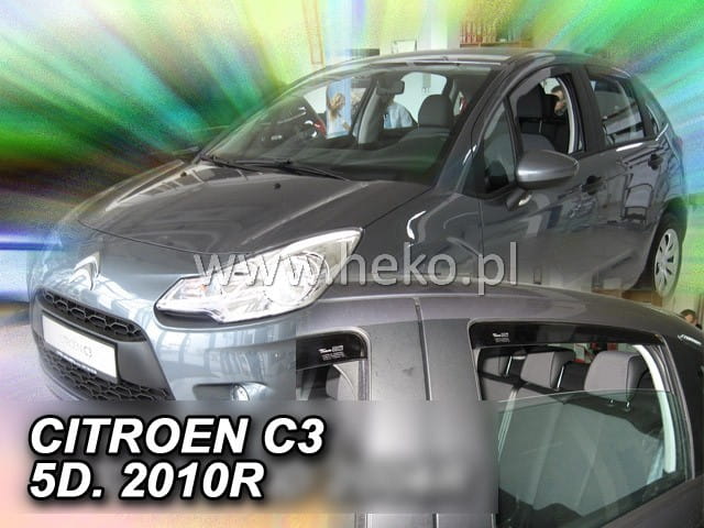 Ανεμοθραύστες Citroen C3 II 5D 03/2010-2017 Φιμέ Heko Σετ 4τμχ 12249 1 Ανεμοθραύστες Citroen C3 5D 03/2010-2017 Φιμέ Heko Σετ 4τμχ 12249