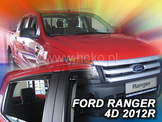 Ανεμοθραύστες Ford Ranger 4D 2011-2023 Φιμέ Heko Σετ 4τμχ 15304 1 Ανεμοθραύστες Ford Ranger 4D 2011 2023 Φιμέ Heko Σετ 4τμχ 15304