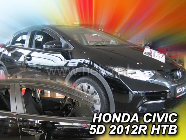 Ανεμοθραύστες Honda Civic IX 5D 2012-2016 / Civic Tourer 5D 2014+ Φιμέ Heko Σετ 2τμχ 17162 1 Ανεμοθραύστες Honda Civic IX 5D 2012-2016 / Civic Tourer 5D 2014+ Φιμέ Heko Σετ 2τμχ 17162