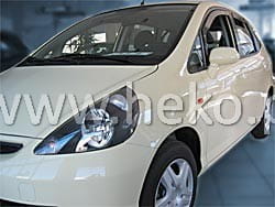 Ανεμοθραύστες Honda Jazz 5D 2001-2008 Φιμέ Heko Σετ 4τμχ 17120