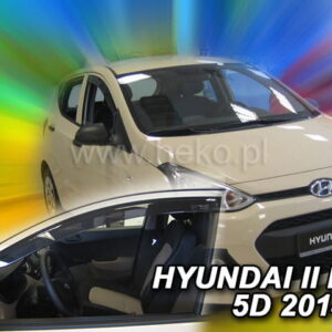 Ανεμοθραύστες Hyundai i10 5D II 2014-2018 Φιμέ Heko Σετ 2τμχ 17277