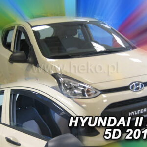 Ανεμοθραύστες Hyundai i10 II 2014-2018 Φιμέ Heko Σετ 4τμχ 17278