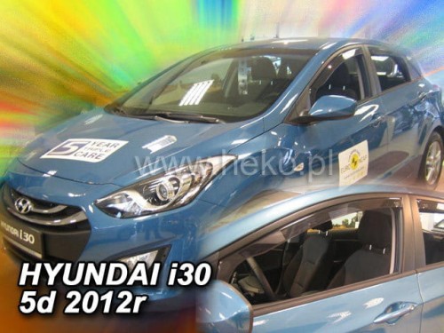 Ανεμοθραύστες Hyundai i30 5D 2012-2017 Φιμέ Heko Σετ 2τμχ 17273 1 Ανεμοθραύστες Hyundai i30 5D 2012-2017 Φιμέ Heko Σετ 2τμχ 17273