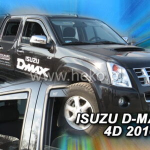 Ανεμοθραύστες Isuzu D-Max 4D 2006-2012 Φιμέ Heko Σετ 4τμχ 34003