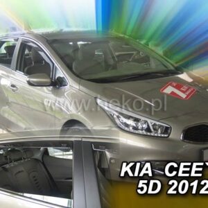 Ανεμοθραύστες KIA Ceed II 5D 05/2012-2018 Φιμέ Heko Σετ 4τμχ 20159