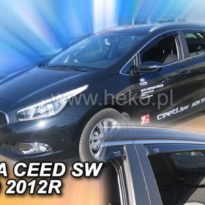 Ανεμοθραύστες KIA Ceed II 5D SW 10/2012-2018 Φιμέ Heko Σετ 4τμχ 20160