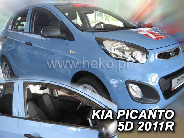 Ανεμοθραύστες KIA Picanto II 5D 2011-2017 Φιμέ Heko Σετ 2τμχ 20150 1 Ανεμοθραύστες KIA Picanto II 5D 2011-2017 Φιμέ Heko Σετ 2τμχ 20150