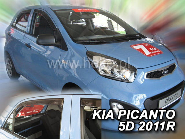 Ανεμοθραύστες KIA Picanto II 5D 2011-2017 Φιμέ Heko Σετ 4τμχ 20151 1 Ανεμοθραύστες KIA Picanto II 5D 2011-2017 Φιμέ Heko Σετ 4τμχ 20151