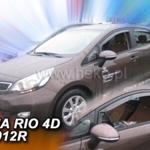 Ανεμοθραύστες KIA Rio 4D/5D 2011-2017 Φιμέ Heko Σετ 2τμχ 20152