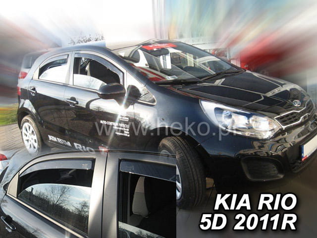Ανεμοθραύστες KIA Rio III 5D HTB 2011-2017 Φιμέ Heko Σετ 4τμχ 20153 1 Ανεμοθραύστες KIA Rio III 5D HTB 2011-2017 Φιμέ Heko Σετ 4τμχ 20153