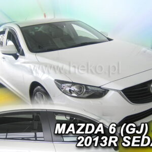 Ανεμοθραύστες Mazda 6 III GJ 4D Sedan 08/2013+ Φιμέ Heko Σετ 4τμχ 23160