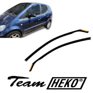 Ανεμοθραύστες Mercedes A-Class W168 5D 1997-2004 Φιμέ Heko Σετ 2τμχ 23221