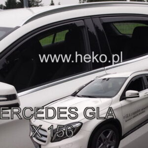 Ανεμοθραύστες Mercedes GLA X156 5D 2013-2019 Φιμέ Heko Σετ 4τμχ 23295