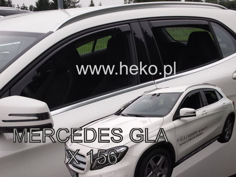 Ανεμοθραύστες Mercedes GLA X156 5D 2013-2019 Φιμέ Heko Σετ 4τμχ 23295 1 Ανεμοθραύστες Mercedes GLA X156 5D 2013-2019 Φιμέ Heko Σετ 4τμχ 23295