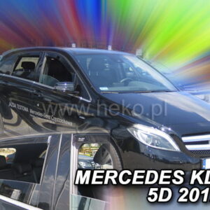 Ανεμοθραύστες Mercedes Klas B W246 5D 2011-2018 Φιμέ Heko Σετ 4τμχ 23278