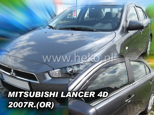 Ανεμοθραύστες Mitsubishi Lancer 4D / 5D 2007-2016 Φιμέ Heko Σετ 4τμχ 23361 1 Ανεμοθραύστες Mitsubishi Lancer 4D / 5D 2007-2016 Φιμέ Heko Σετ 4τμχ 23361