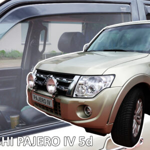 Ανεμοθραύστες Mitsubishi Pajero Wagon III / IV 5D 2000-2018 Φιμέ Heko Σετ 4τμχ 23325