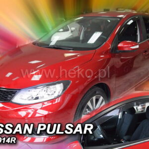 Ανεμοθραύστες Nissan Pulsar 5D 2014-2018 Φιμέ Heko Σετ 2τμχ 24289