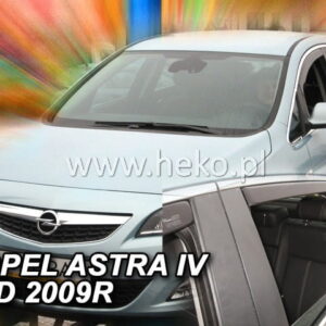 Ανεμοθραύστες Opel Astra J 4D Sedan/5D 2009-2014 Φιμέ Heko Σετ 4τμχ 25384