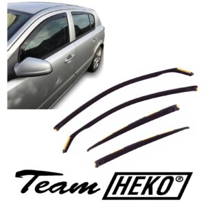 Ανεμοθραύστες Opel Astra Η 5D 2004-2014 Φιμέ Heko Σετ 4τμχ 25360